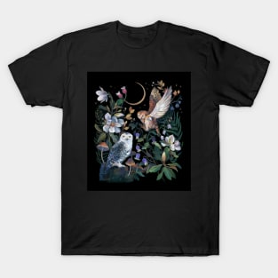 Owls night garden T-Shirt